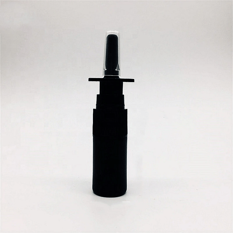 Hotsale 100 sets 5ml Empty Black HDPE Nasal Spray Bottle with 18 410 Nasal Mist Spray.png